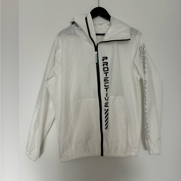 Eva Air White Windbreaker Jacket - Picture 1 of 6
